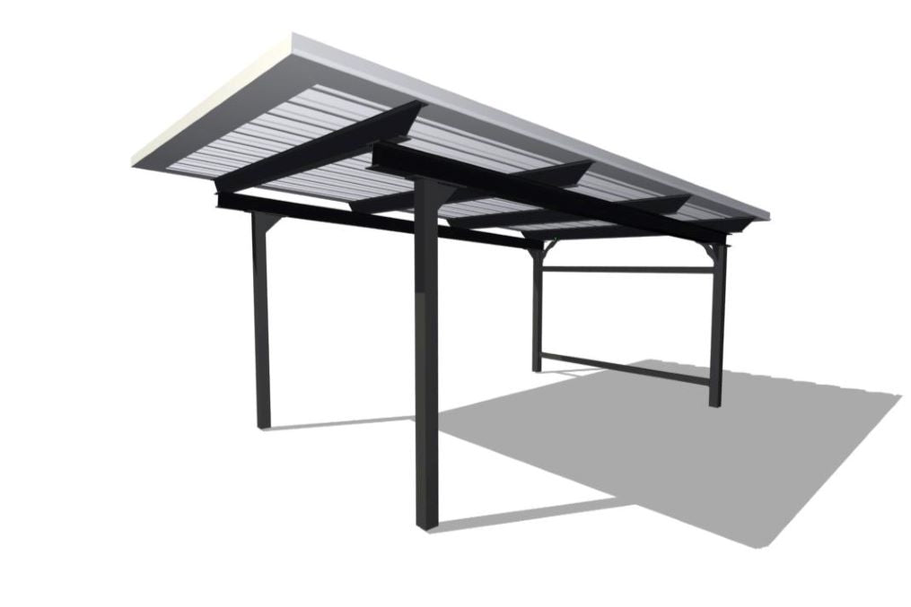 Carport mit 1 Stellplatz 5,6x3,36m 250kg/m²