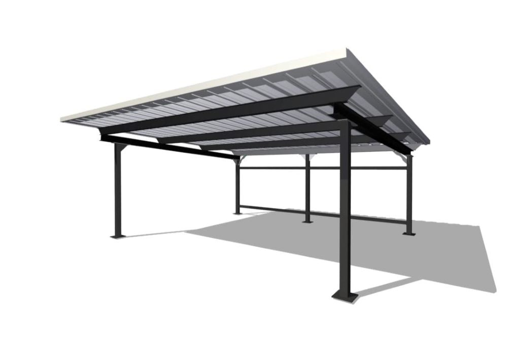 Carport mit 2 Stellplätzen 5,6x6,15m 250kg/m²