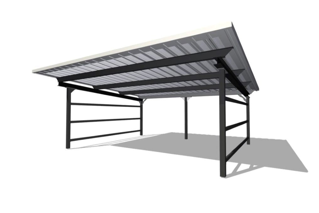 Carport mit 2 Stellplätzen 5,6x6,15m 250kg/m²