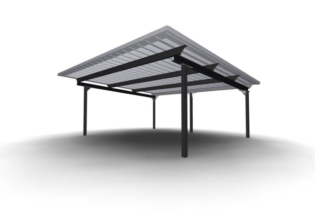 Carport mit 2 Stellplätzen 5,6x6,15m 250kg/m²