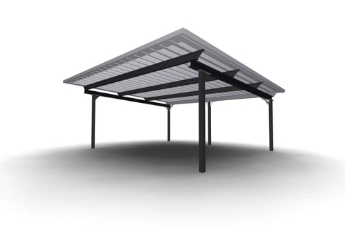 Carport mit 2 Stellplätzen 5,6x6,15m 250kg/m²