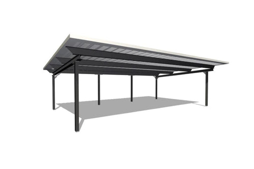 Carport mit 3 Stellplätzen 5,6x8,92m 250kg/m²